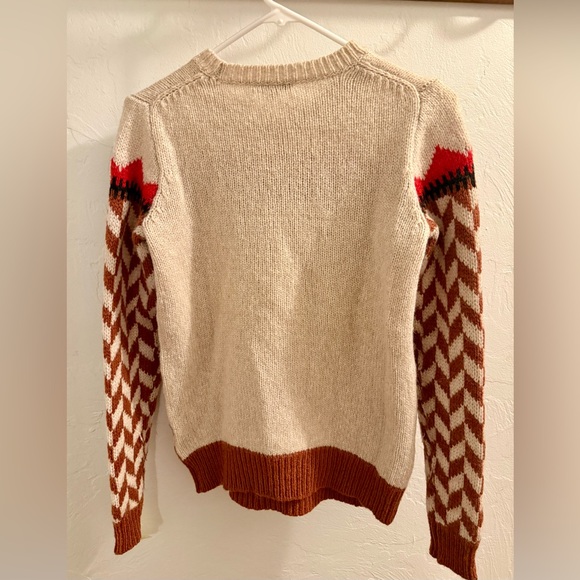 Madewell Wool Geometric Sweater - M - Picture 4 of 5